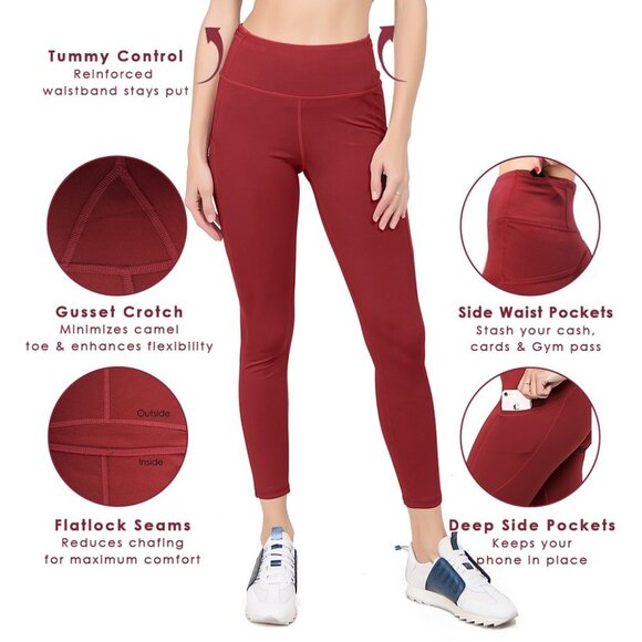 All about POCKETS Yoga Leggings Workout pants - Picture 1 of 5